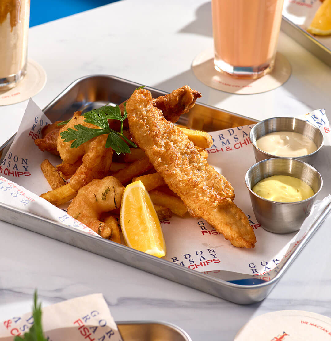 Gordon Ramsay Fish and Chips Foods